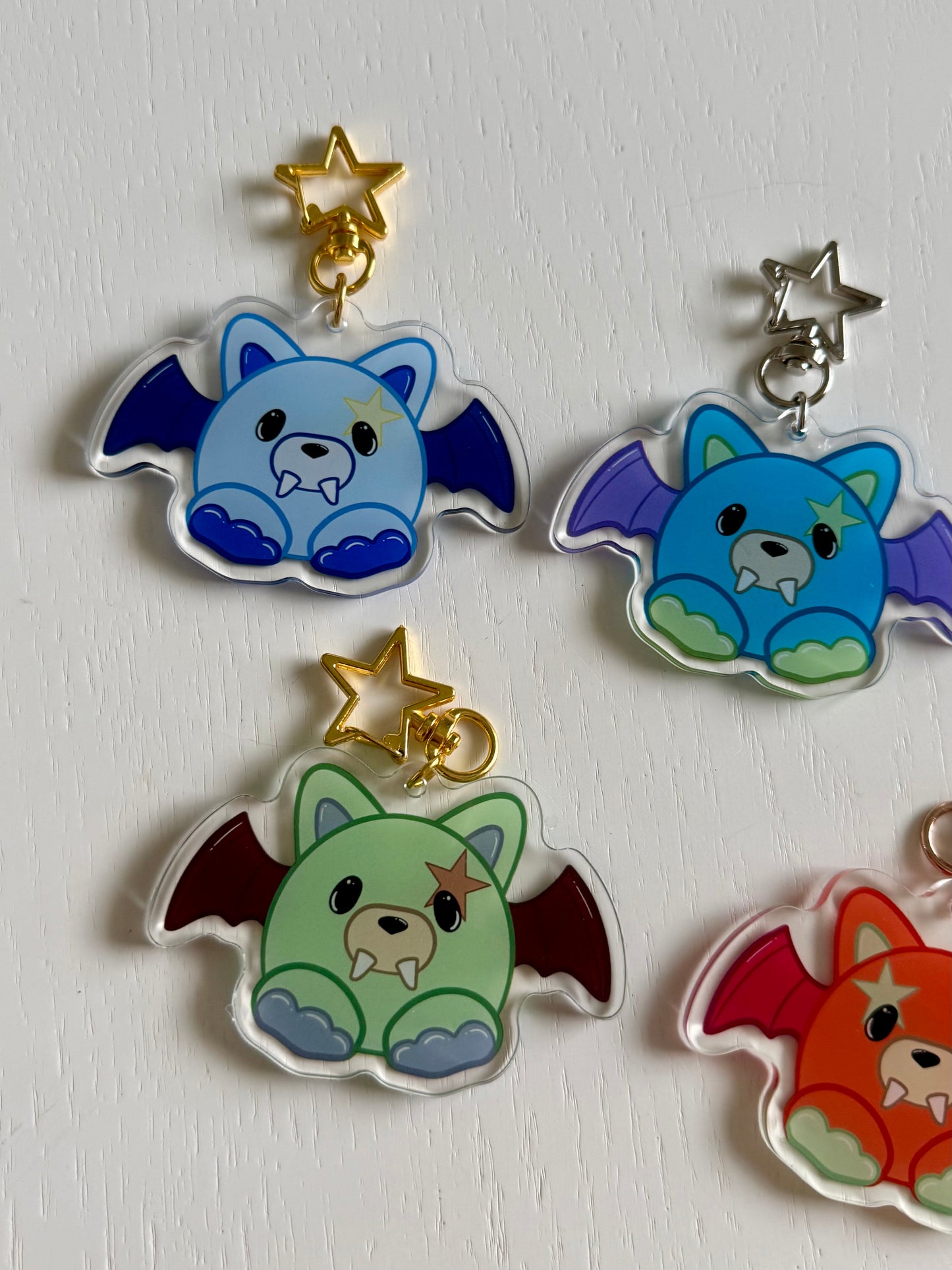 EN- Bat Keychains 3 in. - ON HAND
