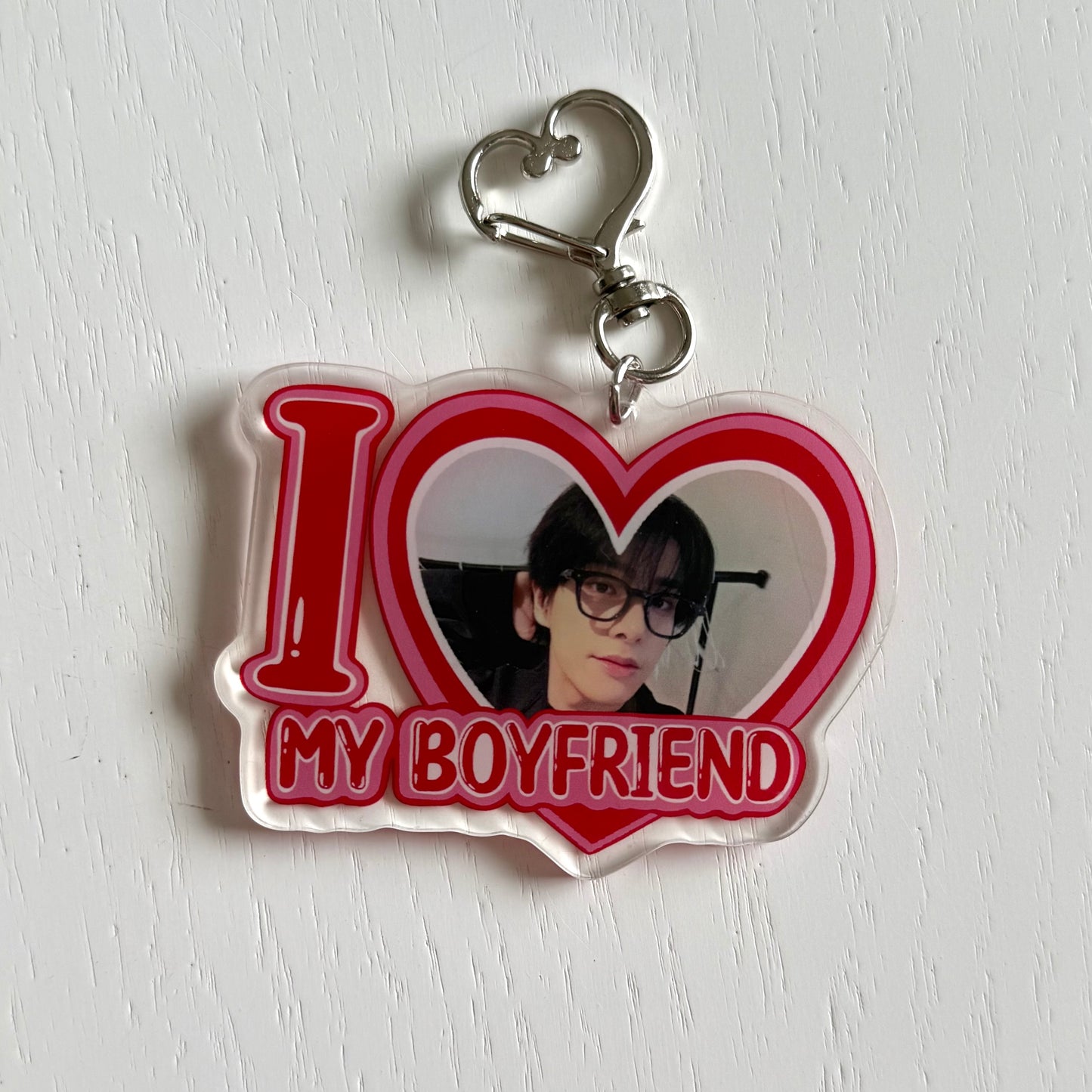 EN- I Love my Boyfriend Keychains - ON HAND