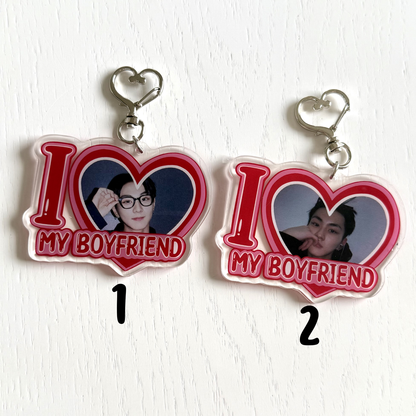 EN- I Love my Boyfriend Keychains - ON HAND