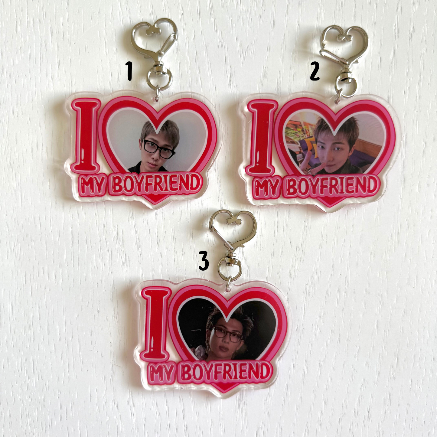 Bangtan I Love my Boyfriend Keychains - ON HAND