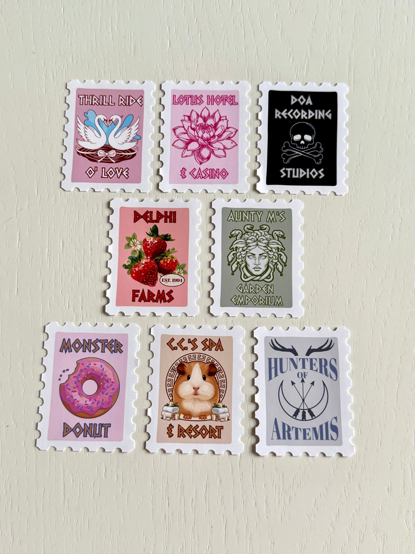 PJO Assorted Stamp Stickers