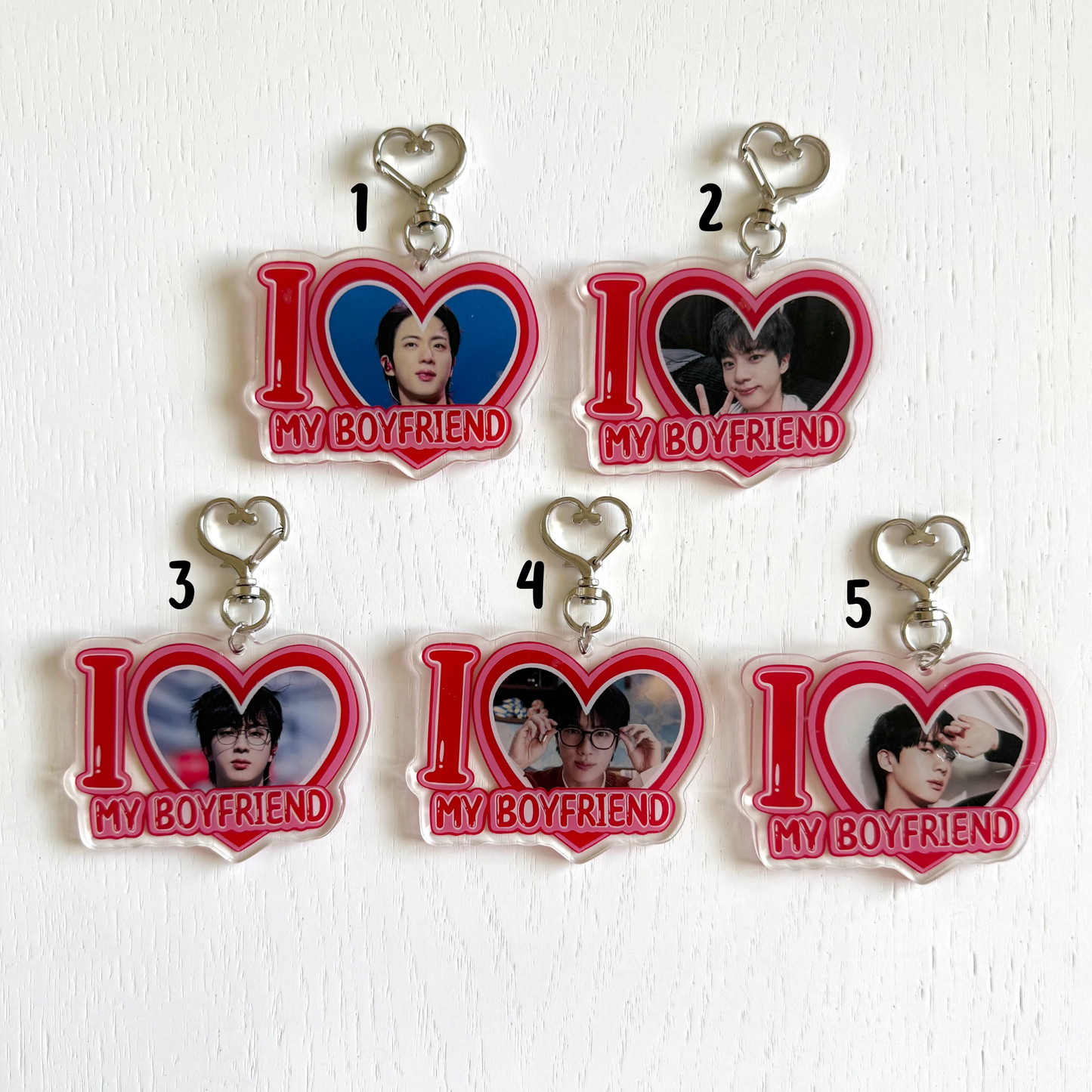 Bangtan I Love my Boyfriend Keychains - ON HAND