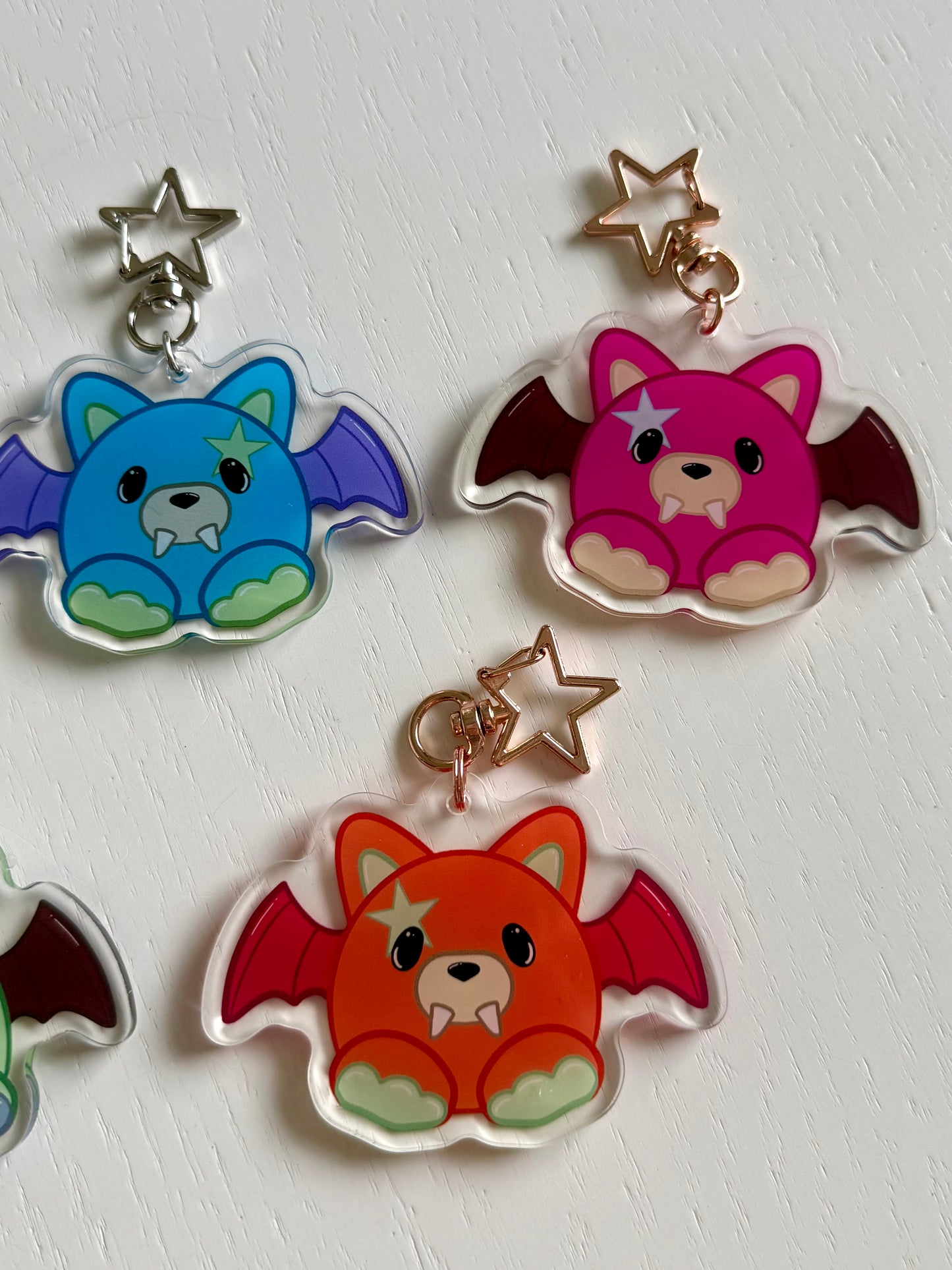 EN- Bat Keychains 3 in. - ON HAND