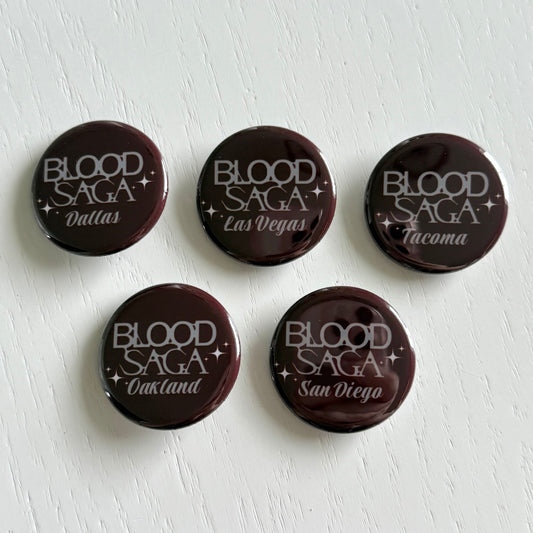 Blood Saga Tour Button Pins