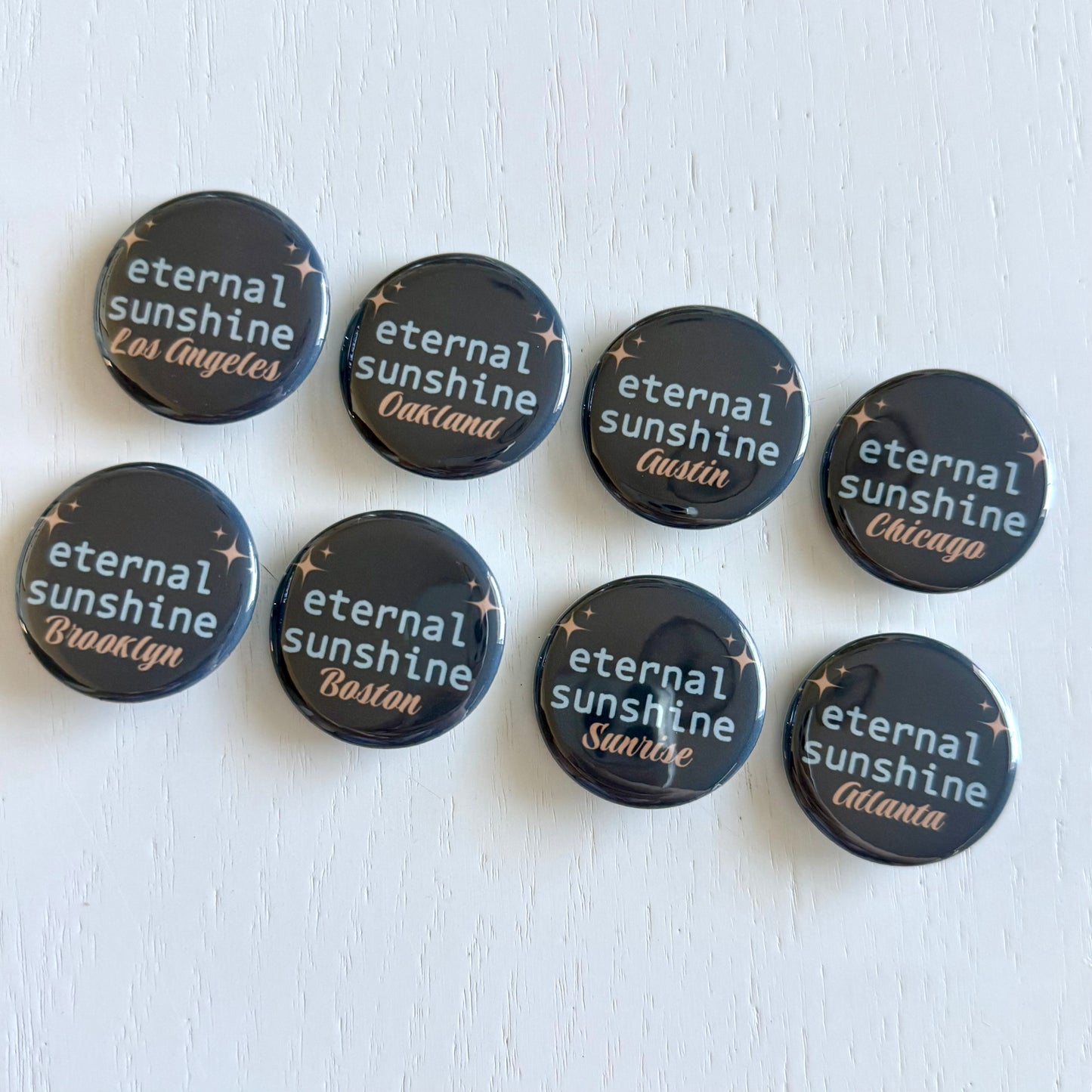 Eternal Sunshine Tour Button Pins