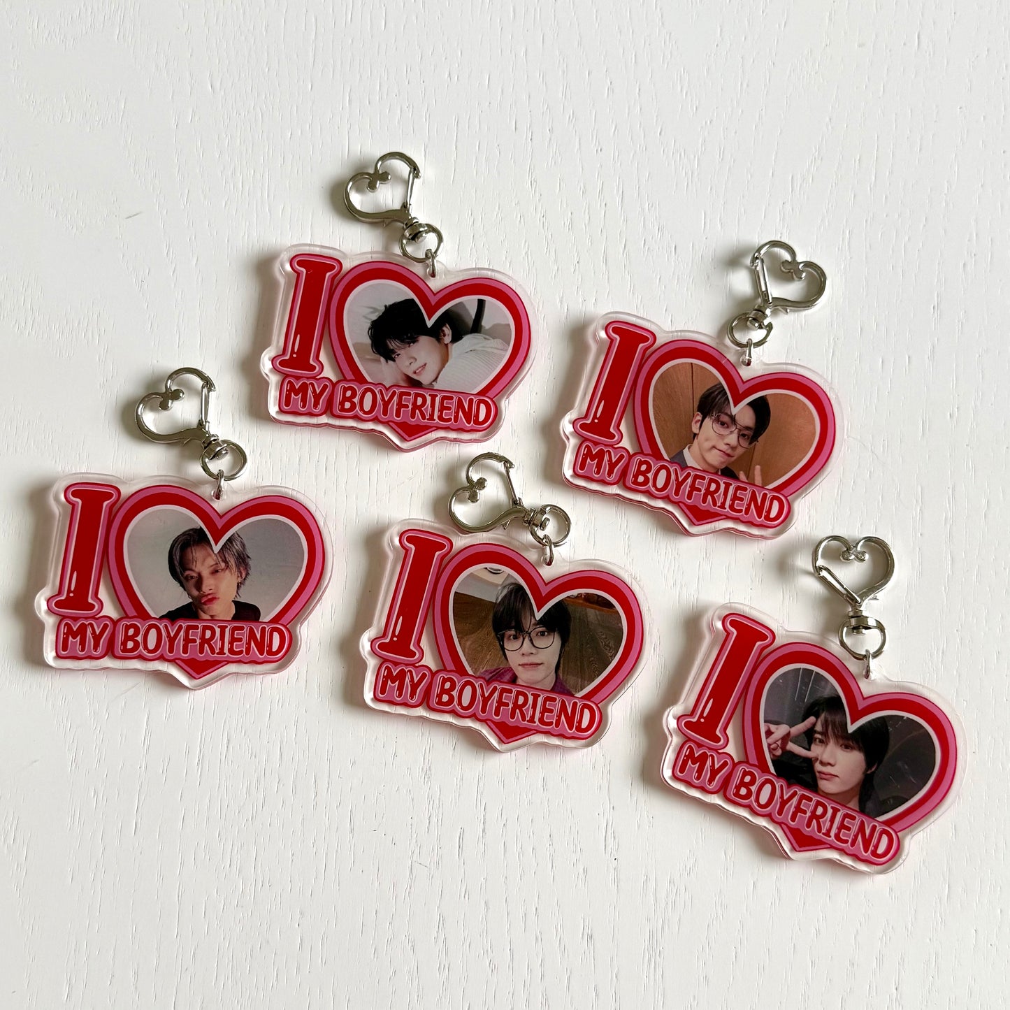 Tubatu I Love my Boyfriend Keychains - ON HAND