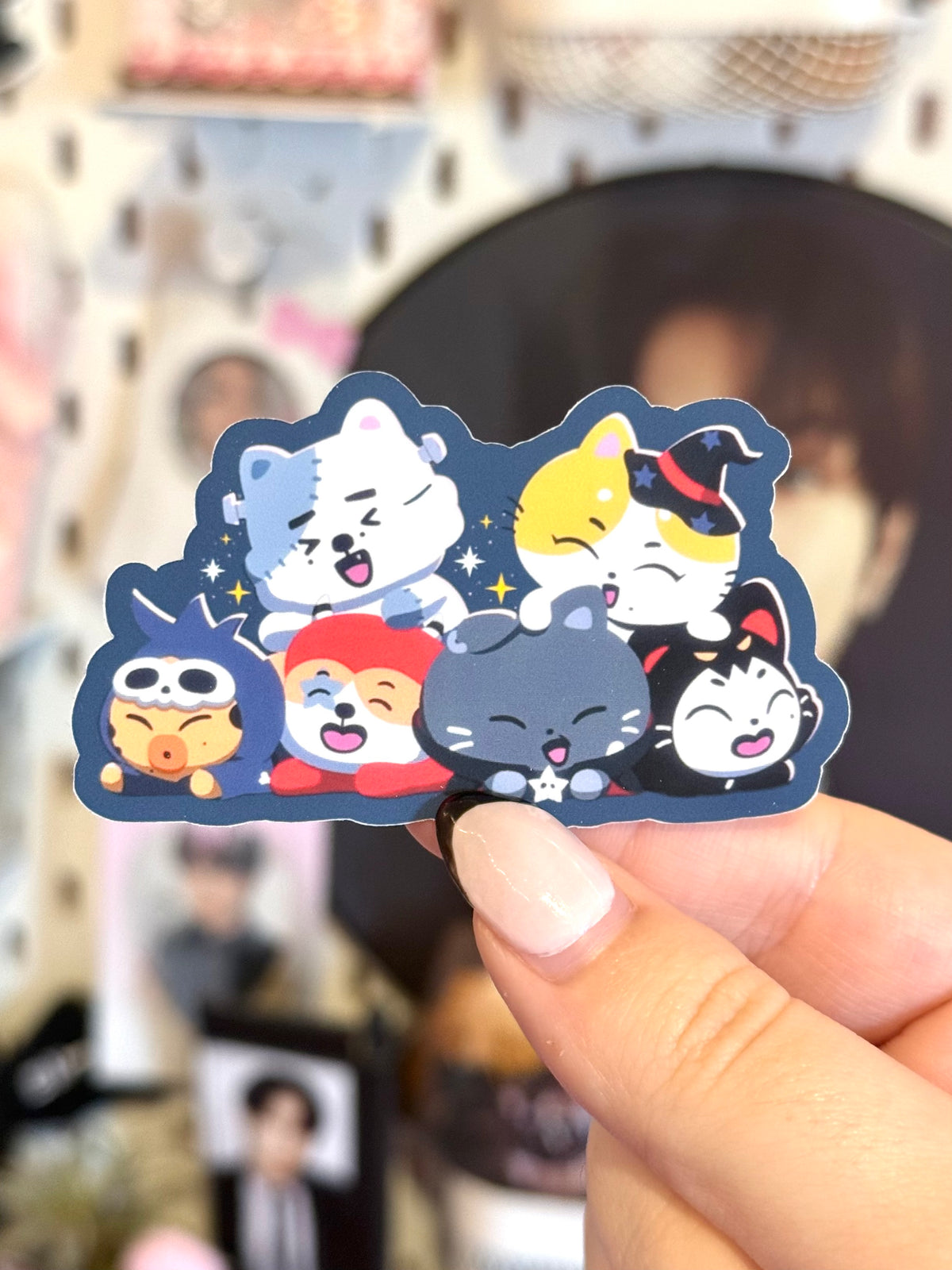 Spooky Enchin Sticker