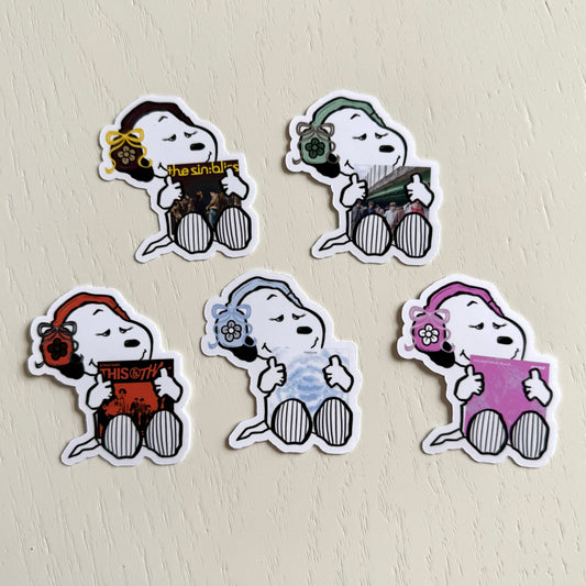 Cute K-Pop Album Stickers