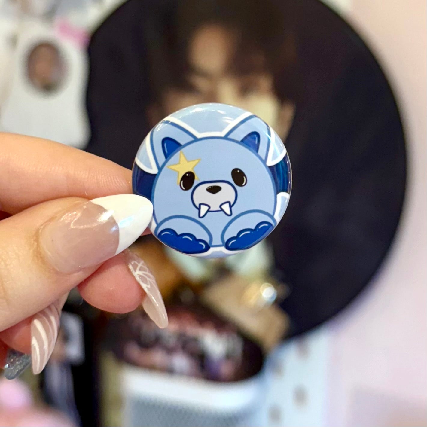 Enhypen Vampire Bat Button Pins
