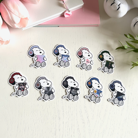 Cute K-Pop Album Stickers