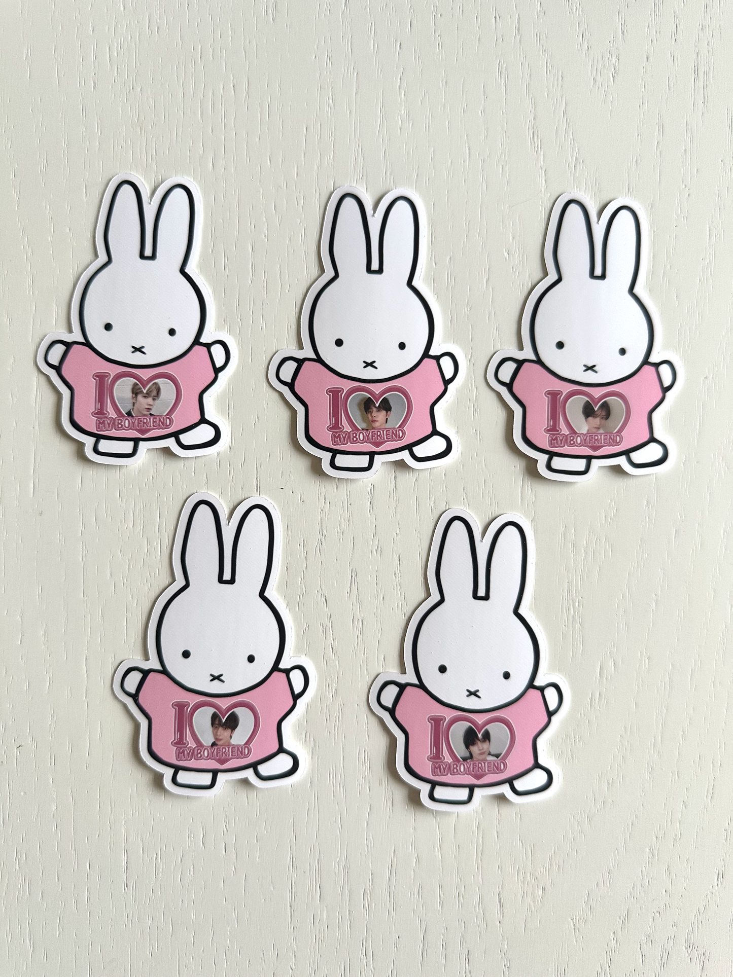 TXT Bunny I Love my Boyfriend Stickers