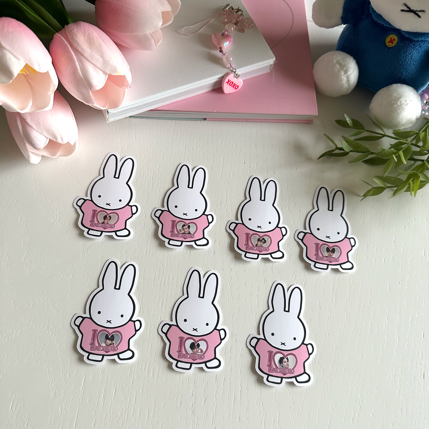 Enhypen Bunny I Love my Boyfriend Stickers