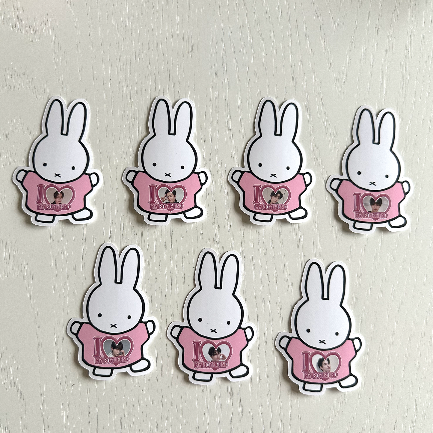 Enhypen Bunny I Love my Boyfriend Stickers