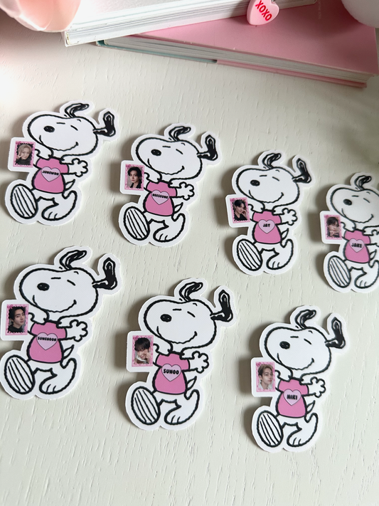 Enhypen Pink Bias Stickers