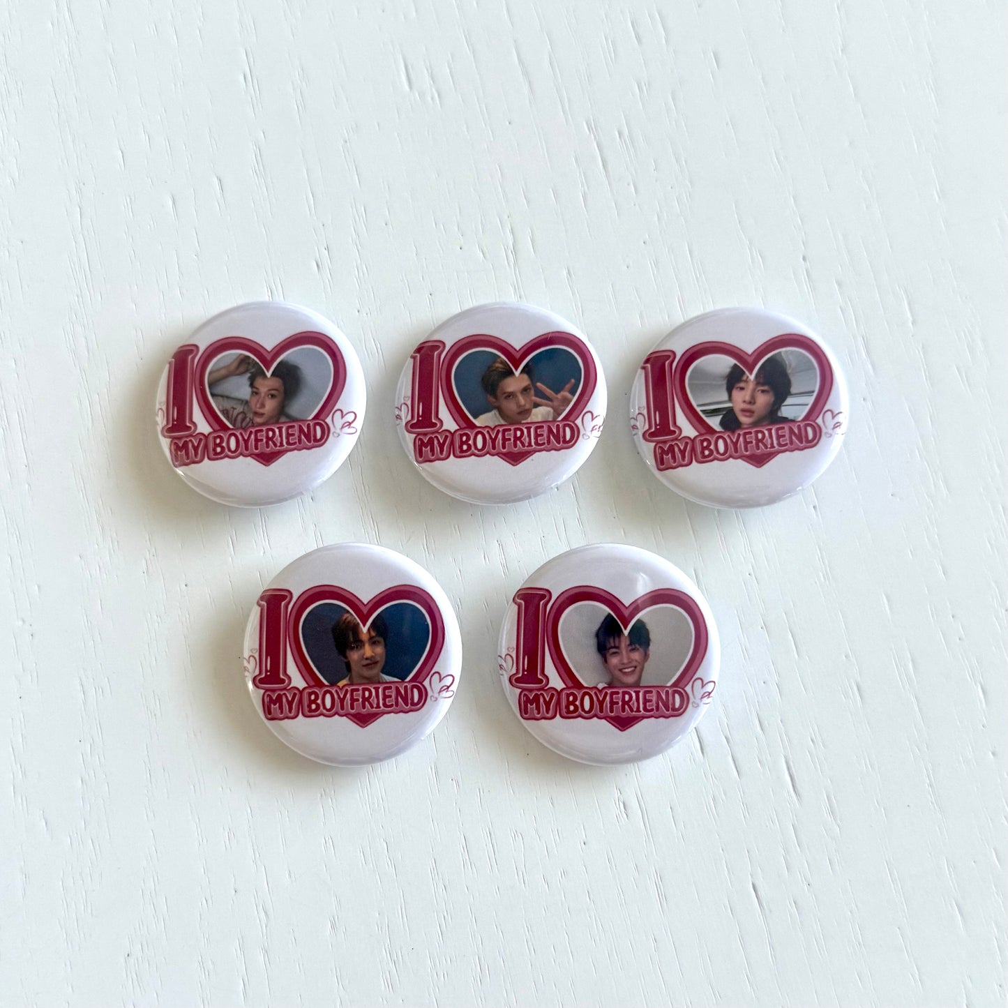 Cortis I Love my Boyfriend Button Pins