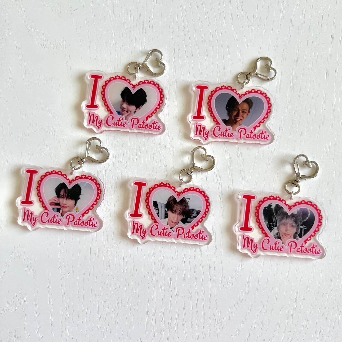 Tubatu I Love my Cutie Patootie Keychains - ON HAND