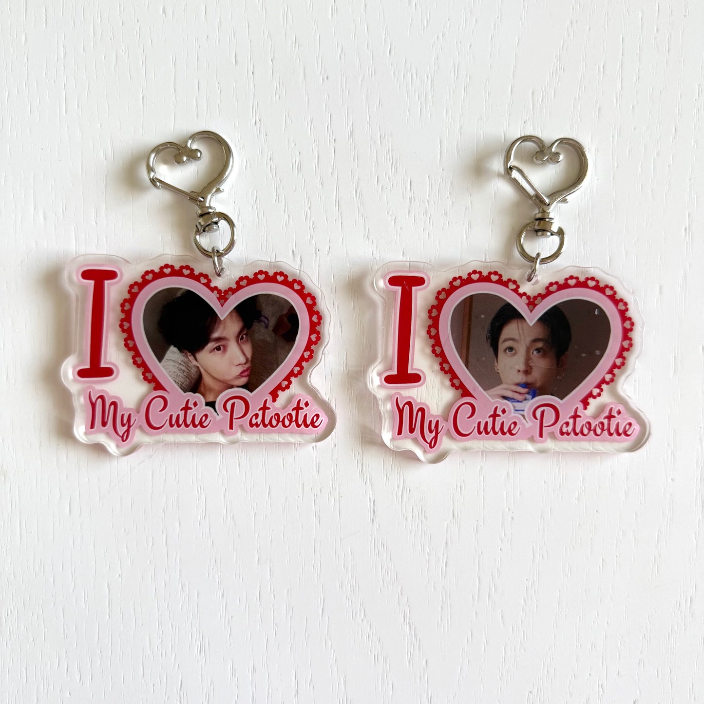 Bangtan I Love my Cutie Patootie Keychains - ON HAND