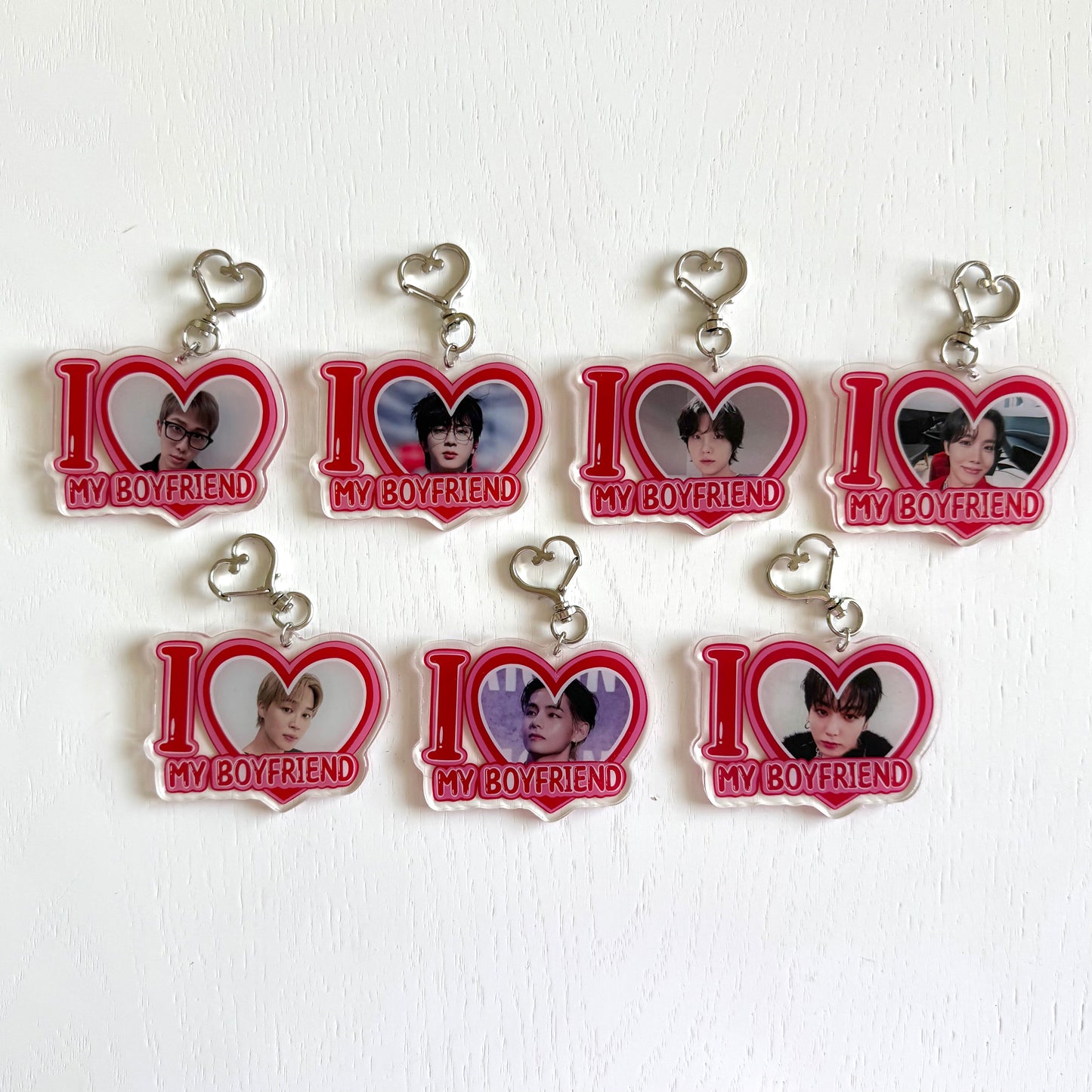 Bangtan I Love my Boyfriend Keychains - ON HAND