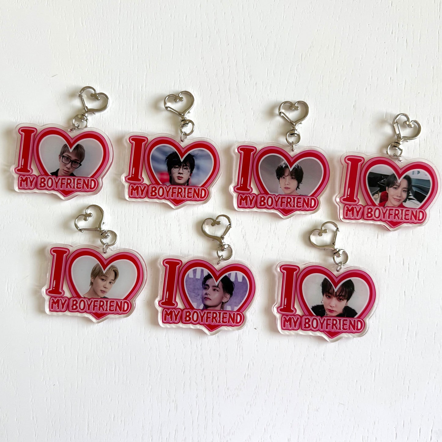 Bangtan I Love my Boyfriend Keychains - ON HAND