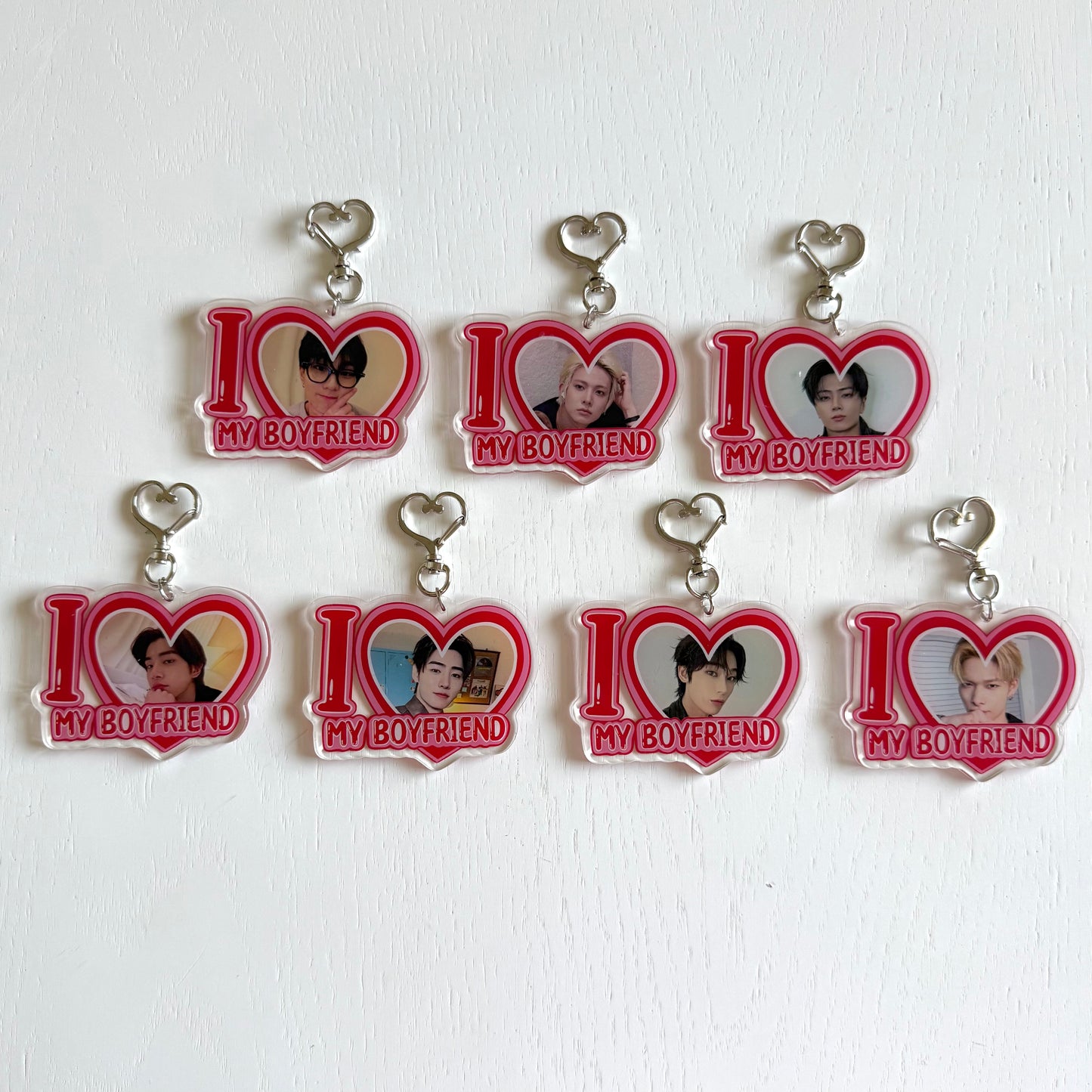 EN- I Love my Boyfriend Keychains - ON HAND