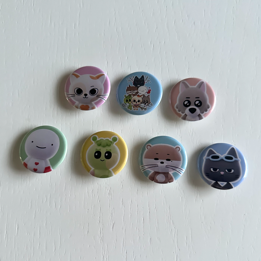 BoyNextDoor Character Button Pins