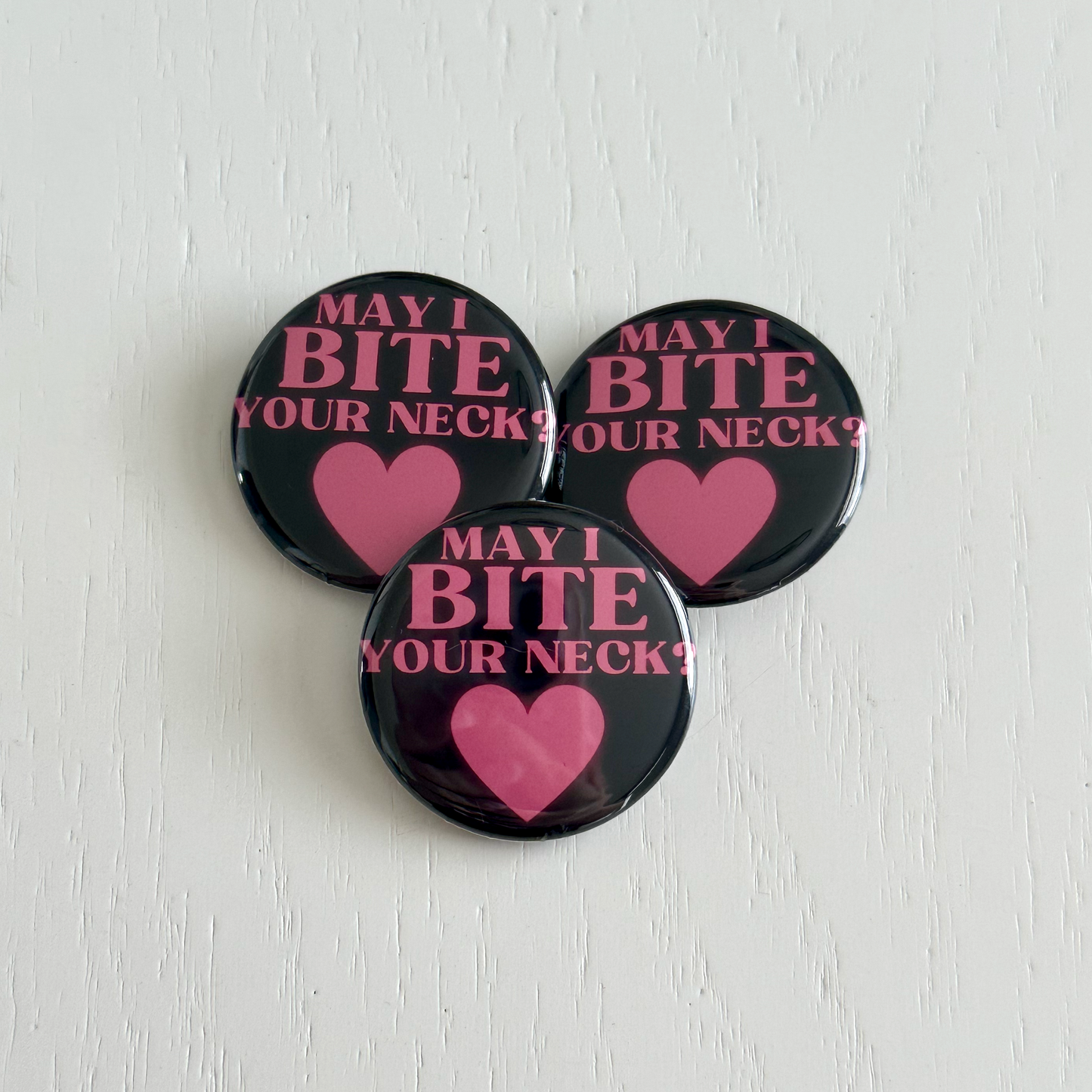 EN- Inspired Vampire Button Pin