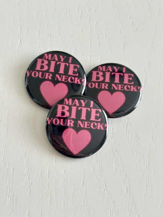 EN- Inspired Vampire Button Pin