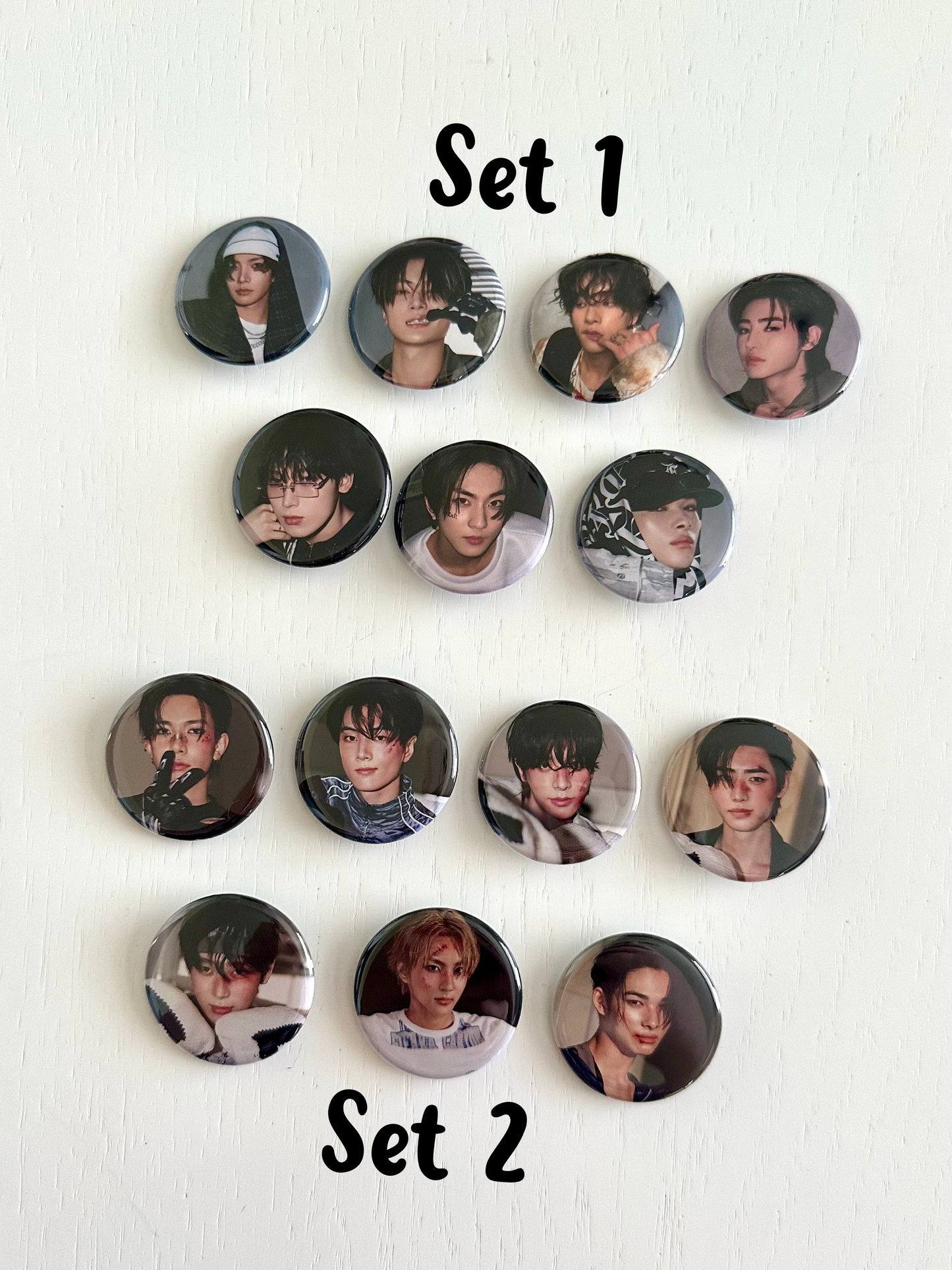 Enhypen No Doubt & Daydream Button Pins