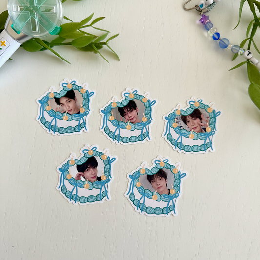 TXT Heart Cake Bias Stickers