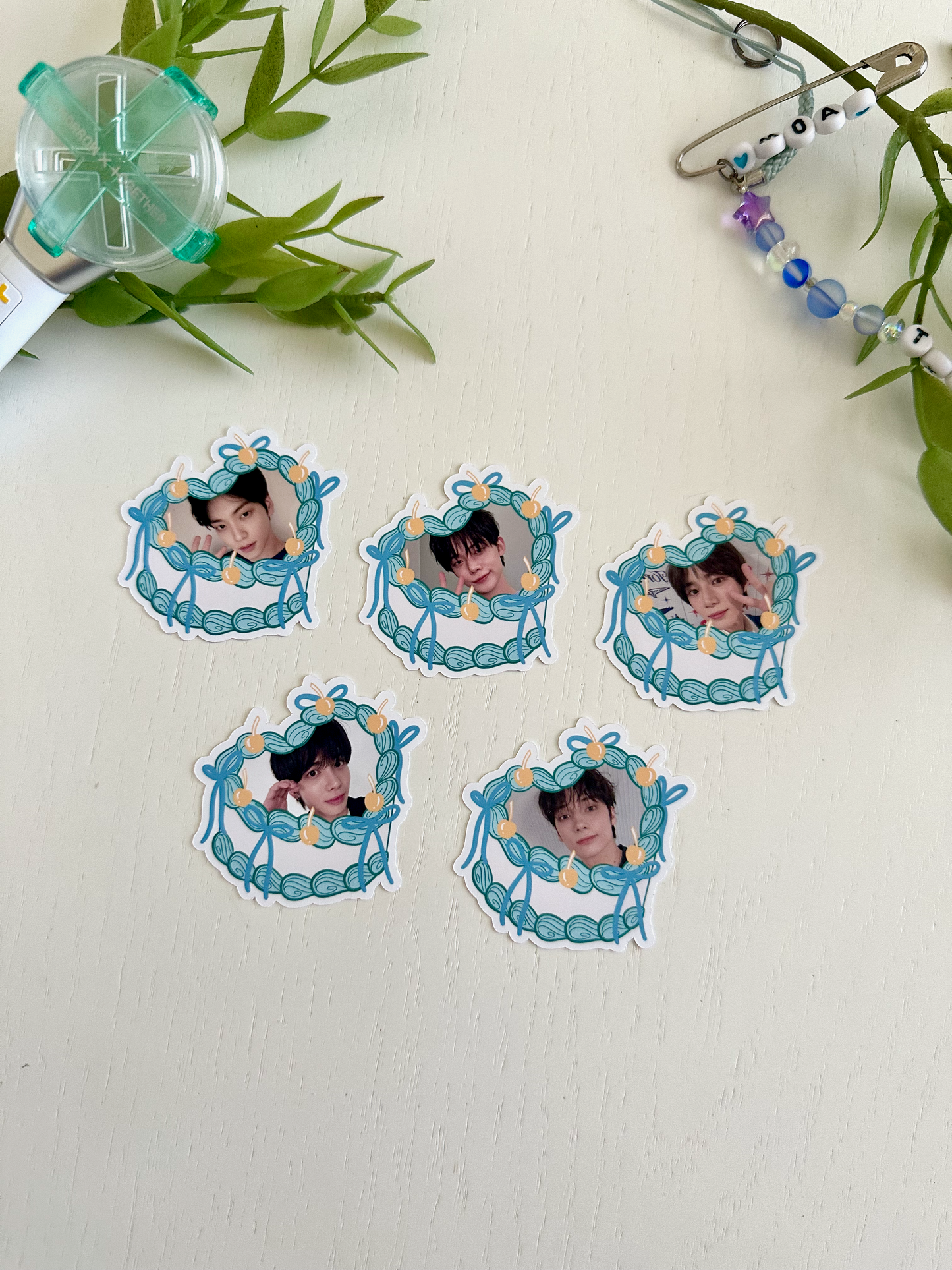 TXT Heart Cake Bias Stickers
