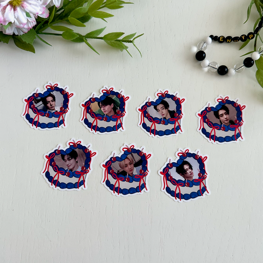 Enhypen Heart Cake Bias Stickers