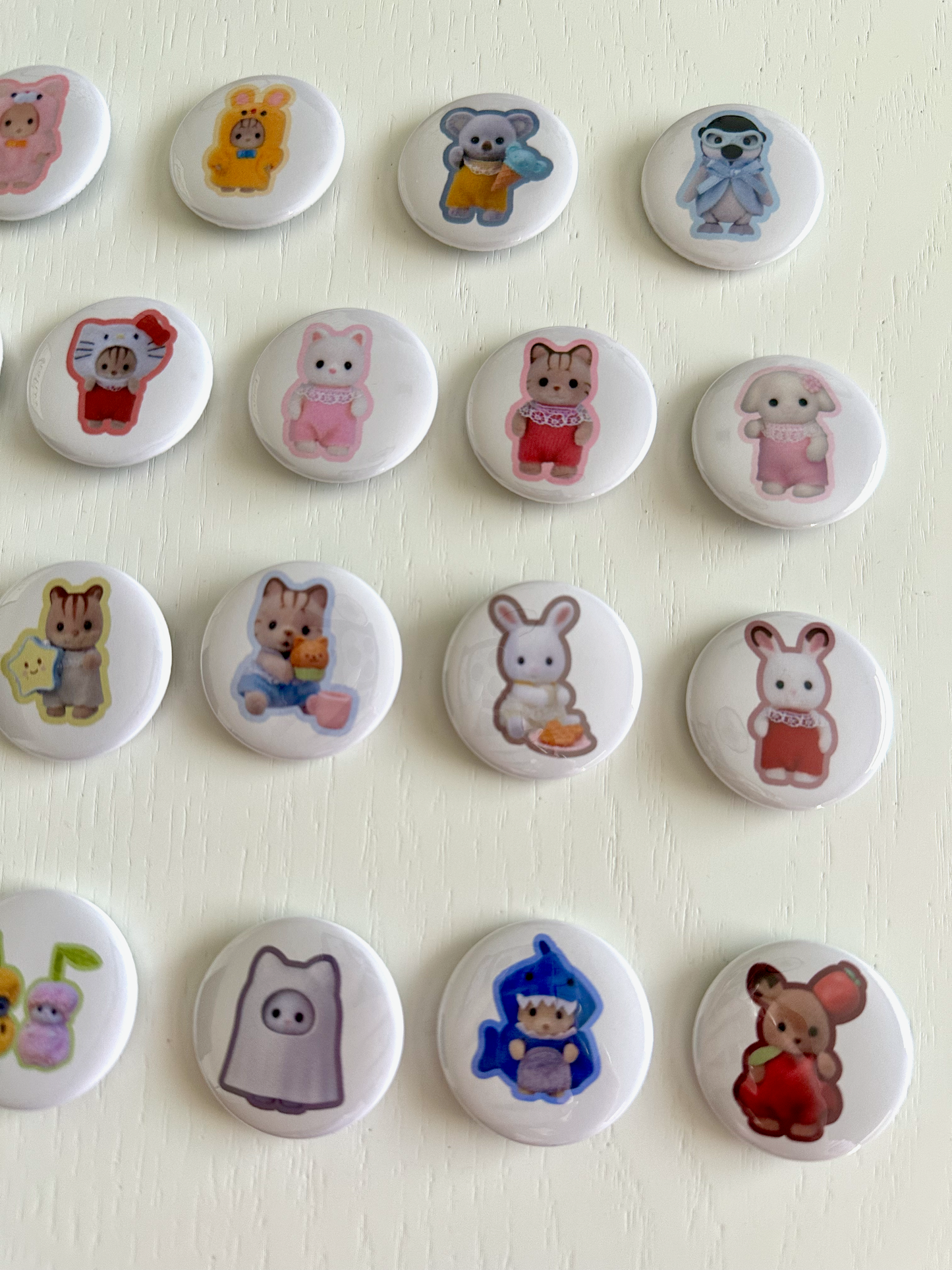 Cute Animal Critter Button Pins