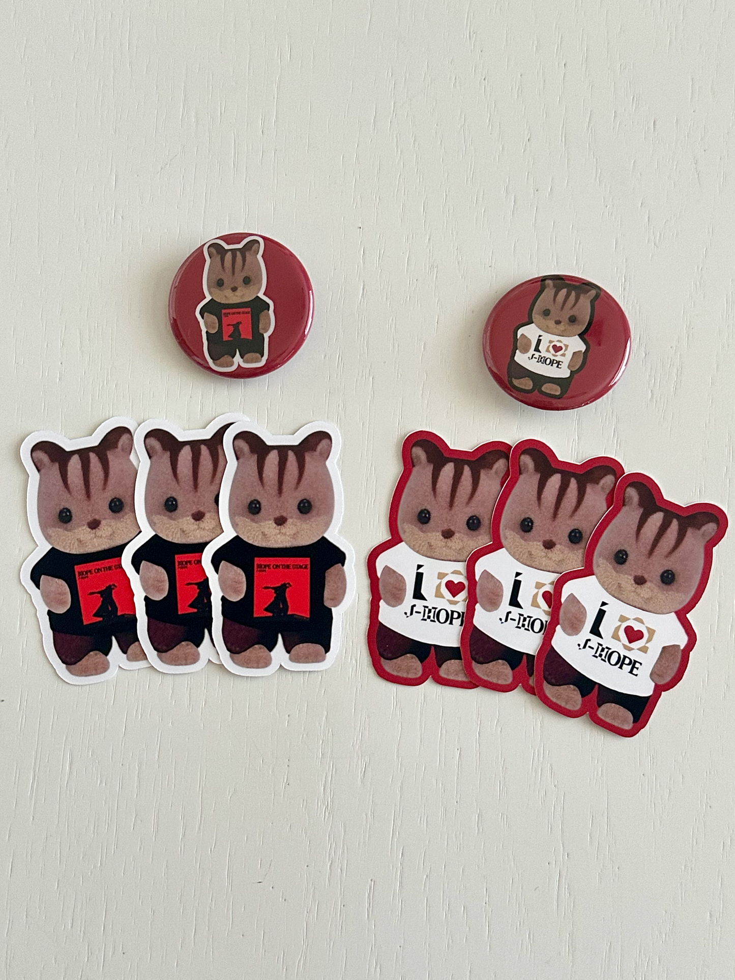 Hope on the Stage Tour Button Pins & Stickers