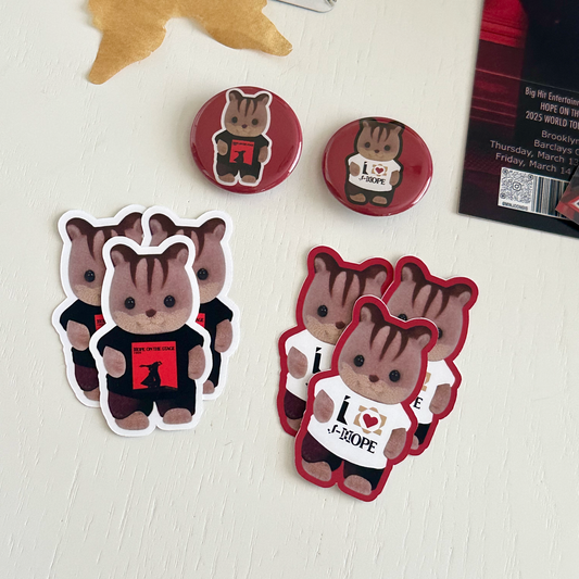 Hope on the Stage Tour Button Pins & Stickers