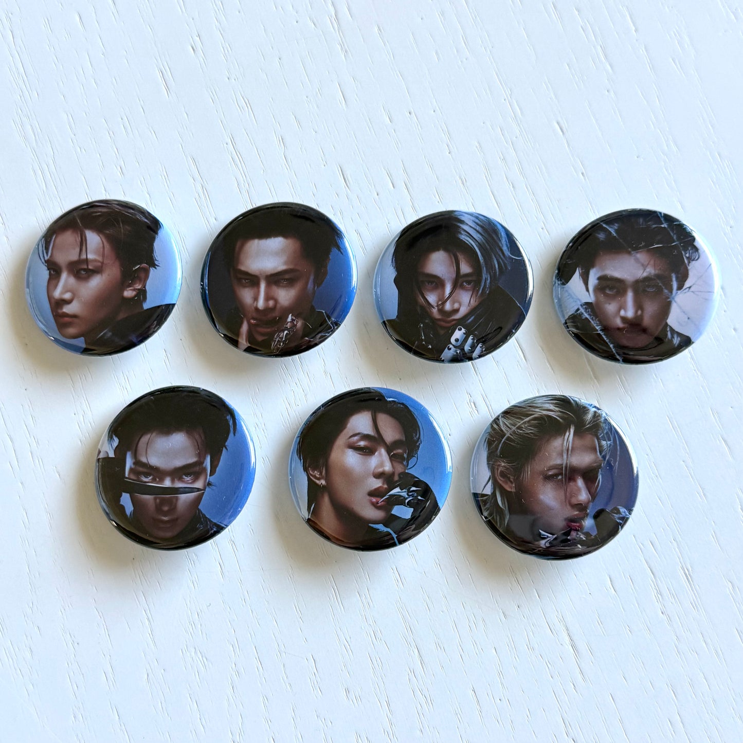 Enhypen Knife Concept Photo Button Pins
