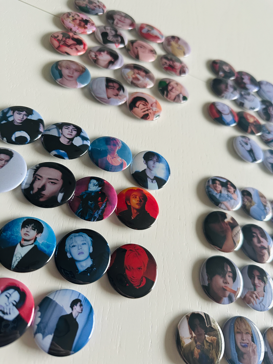 Romance Untold Concept Photo Button Pins