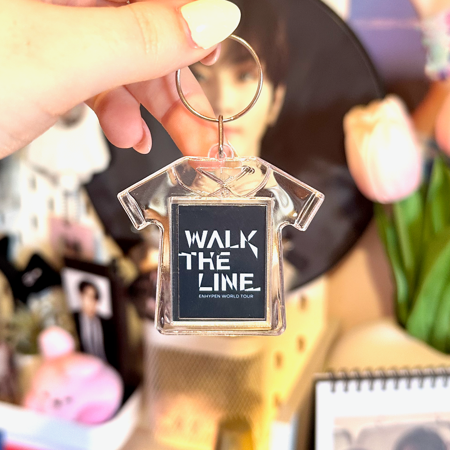 K-Pop Concert Tour Shirt Keychains