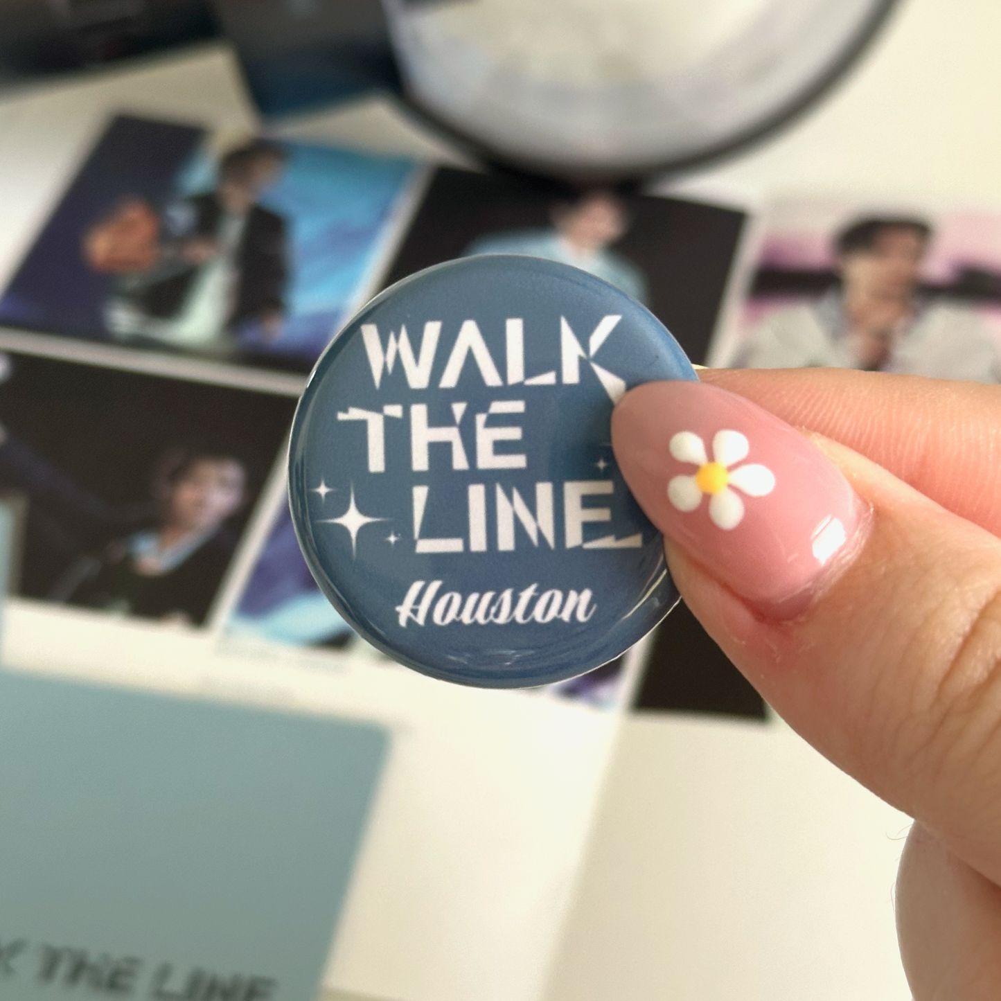 Walk the Line Tour Button Pins