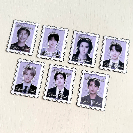 Bangtan Love Club Bias Stickers