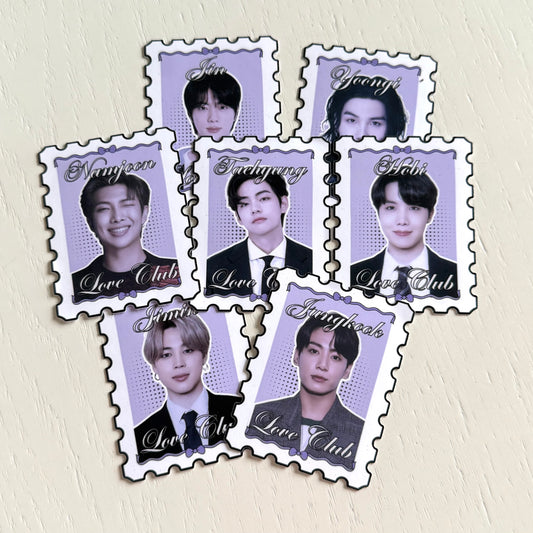 Bangtan Love Club Bias Stickers