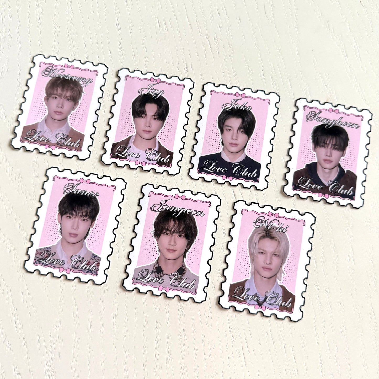 EN- Love Club Bias Stickers