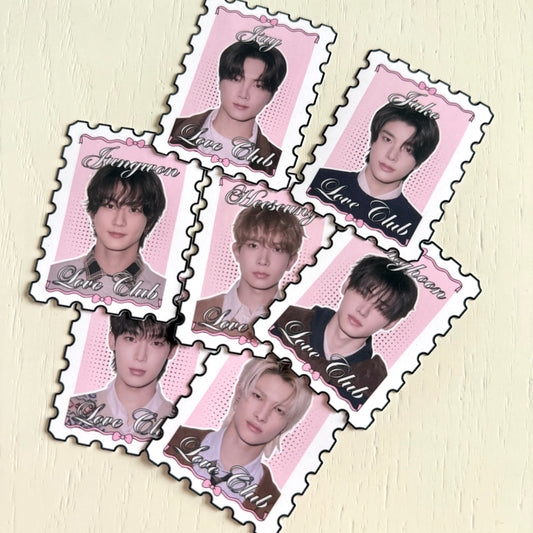 EN- Love Club Bias Stickers
