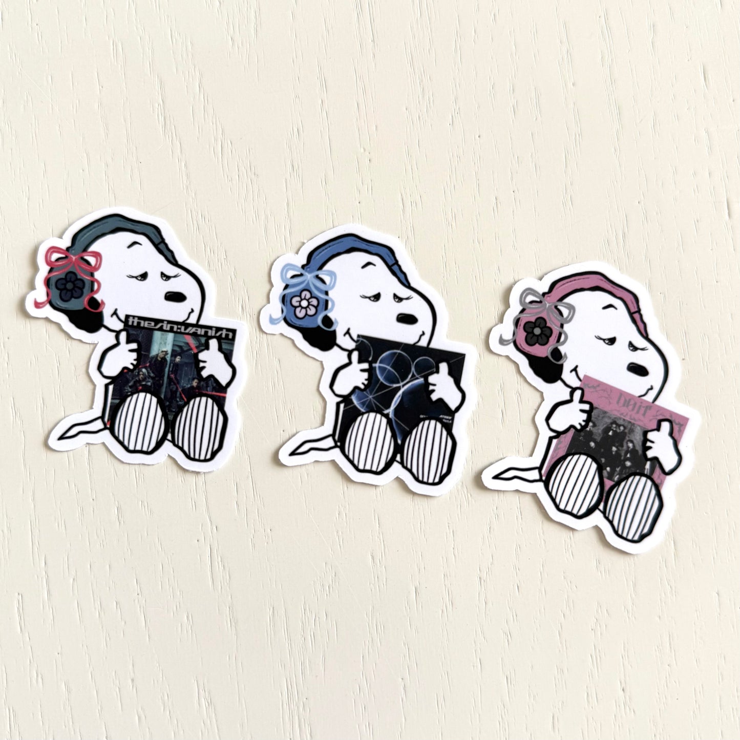 Cute K-Pop Album Stickers