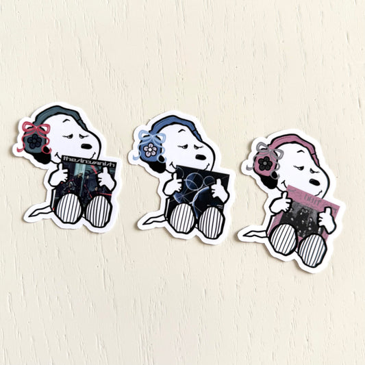 Cute K-Pop Album Stickers