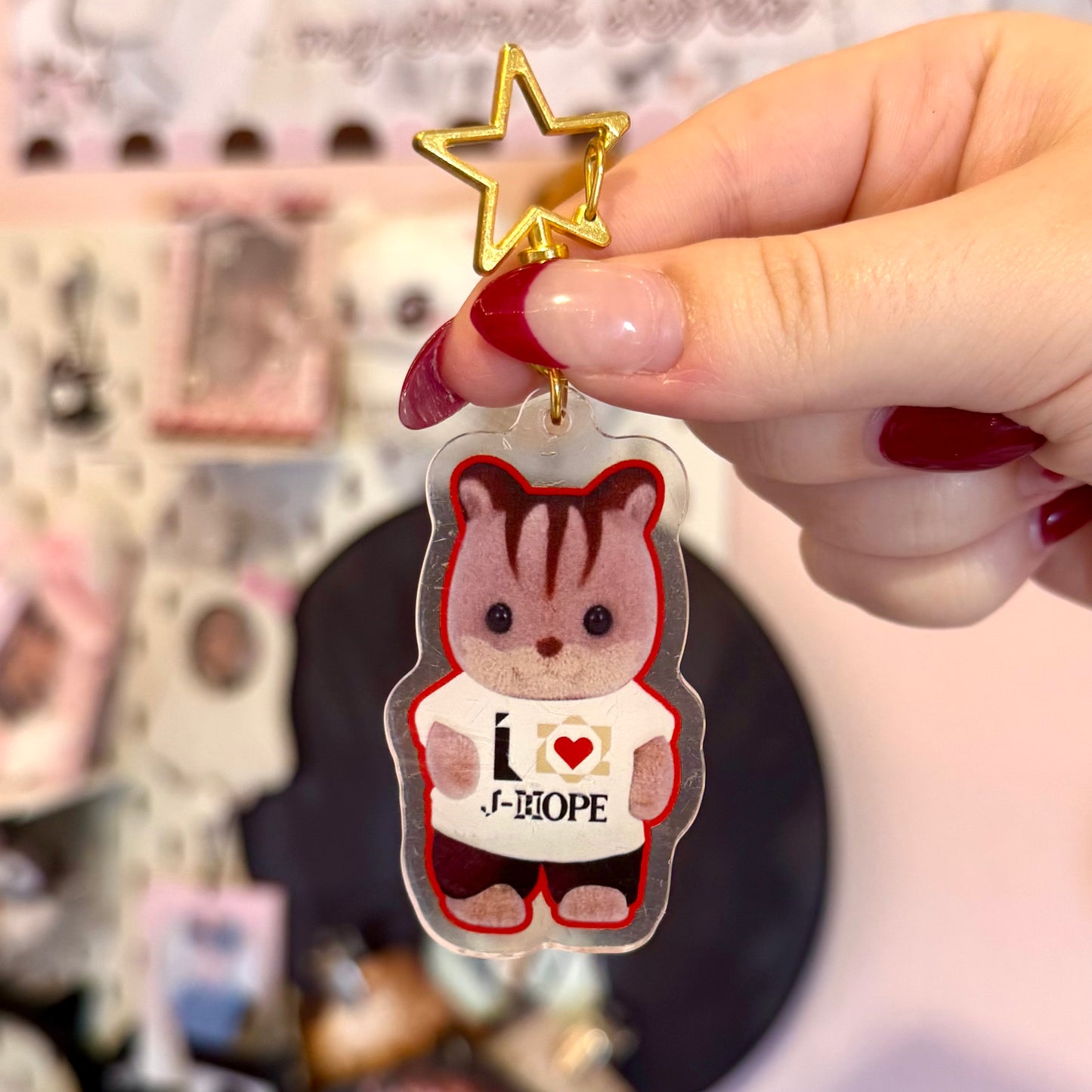 Bangtan Tour Shirt Keychains