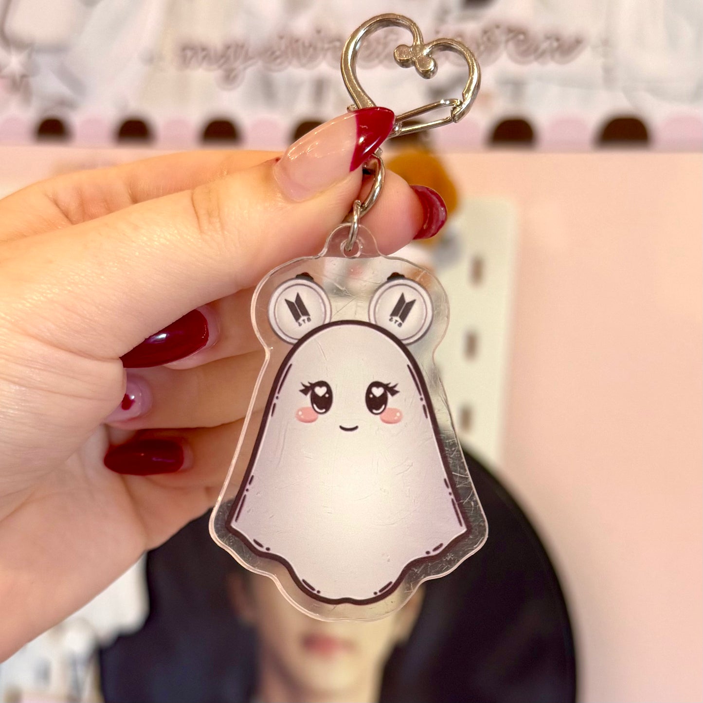 Ghost Lightstick Keychains