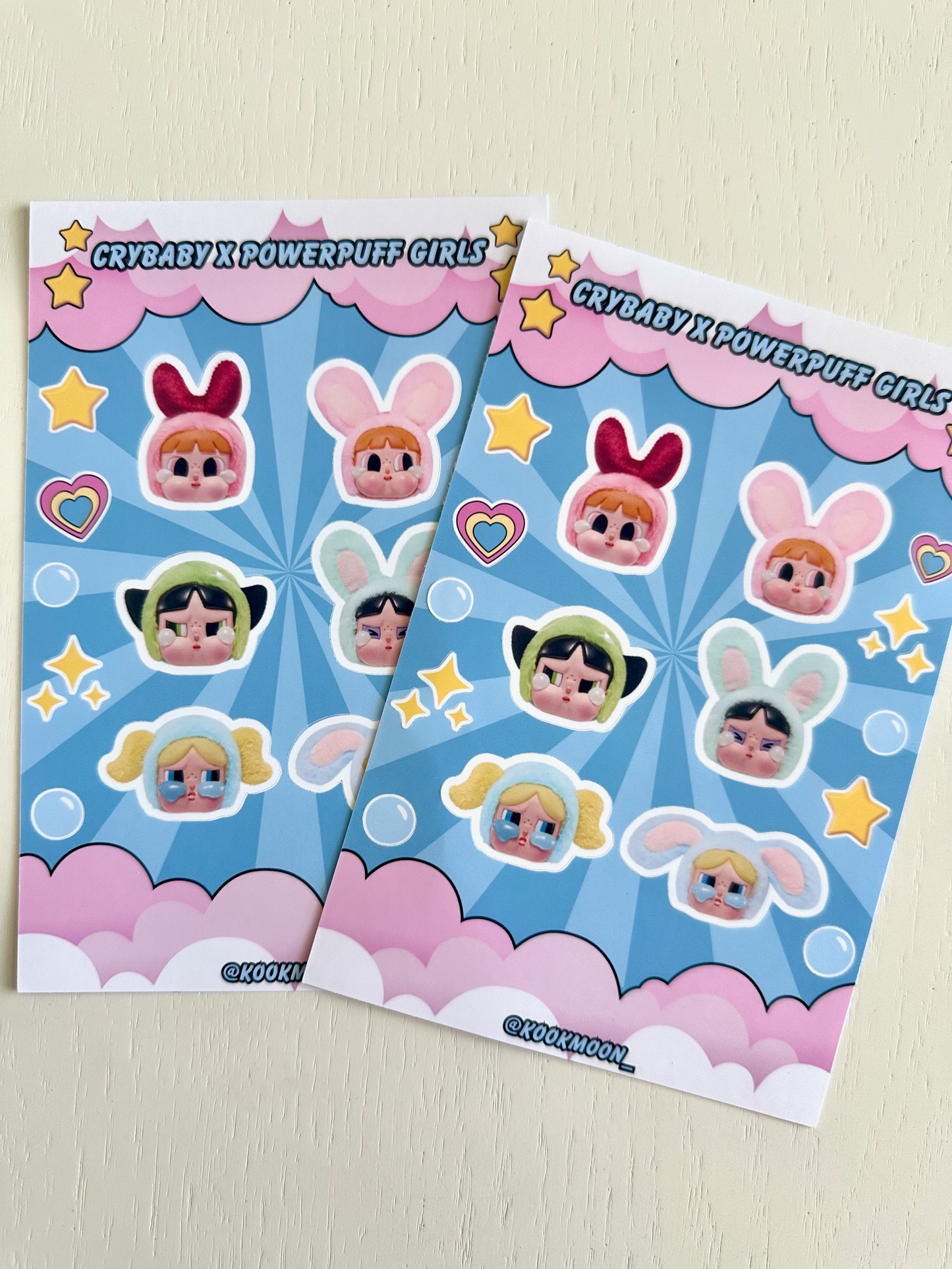 Crying x PPG Sticker Sheet