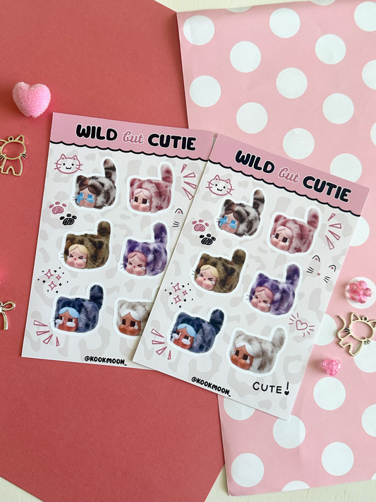 Wild but Cutie Sticker Sheet
