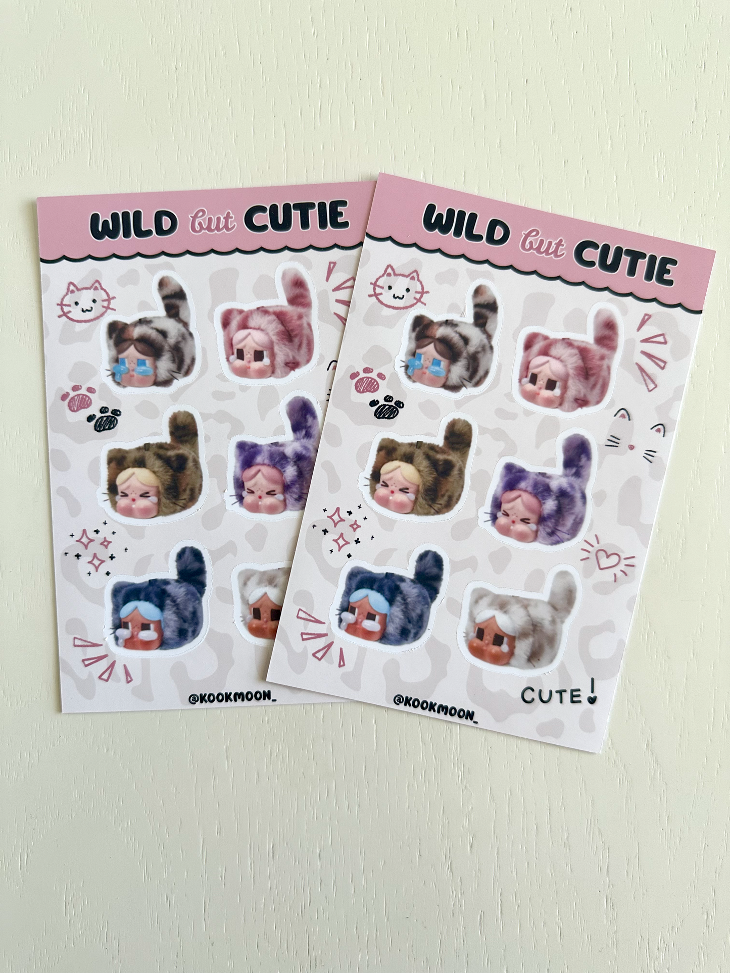 Wild but Cutie Sticker Sheet