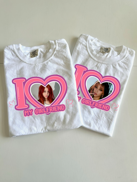 Custom I Love my Girlfriend T-Shirts